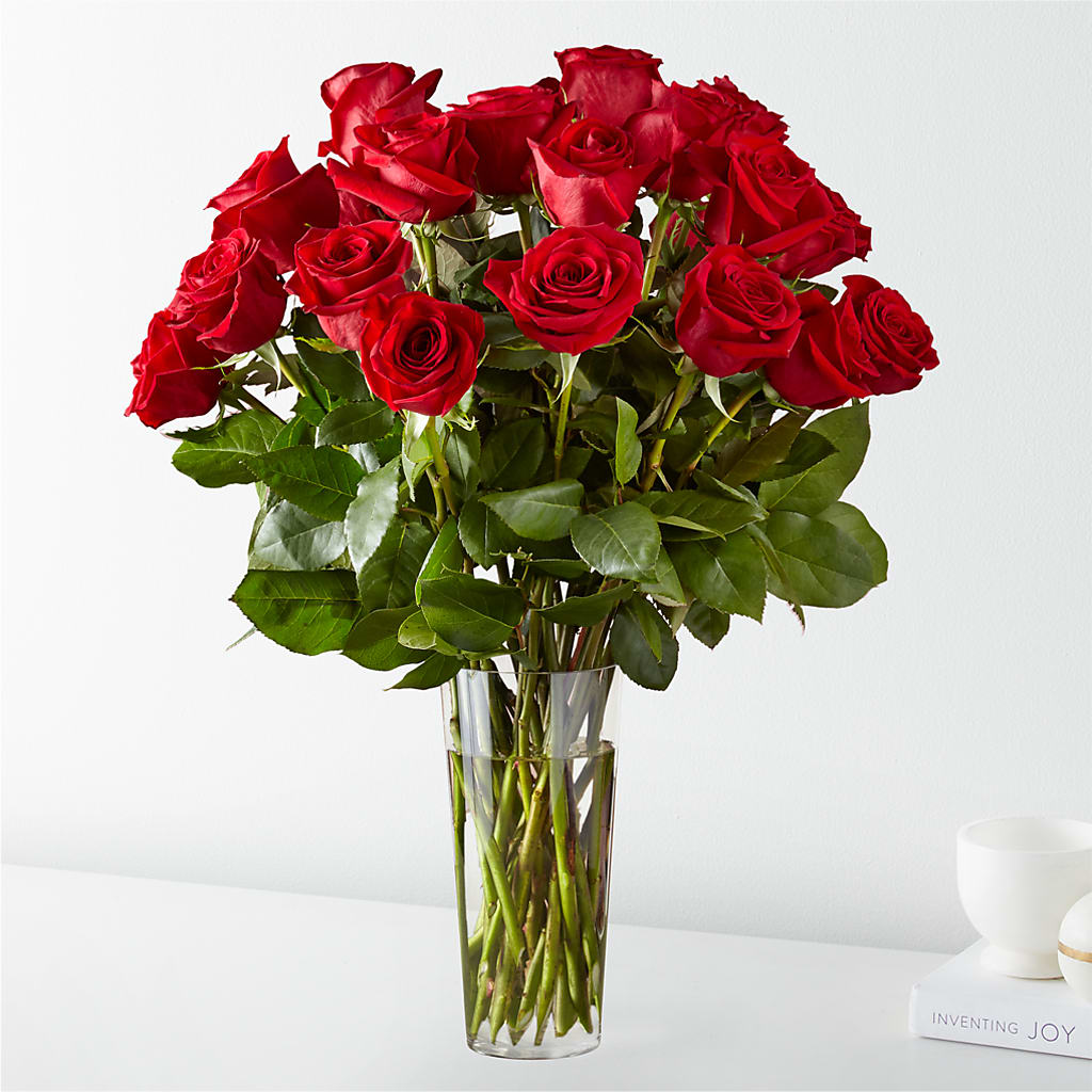 Long Stem Red Rose Bouquet – Visalia Flower Shop, Visalia CA