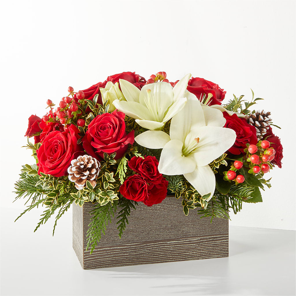 Snowy Wonderland Bouquet – Visalia Flower Shop, Visalia CA