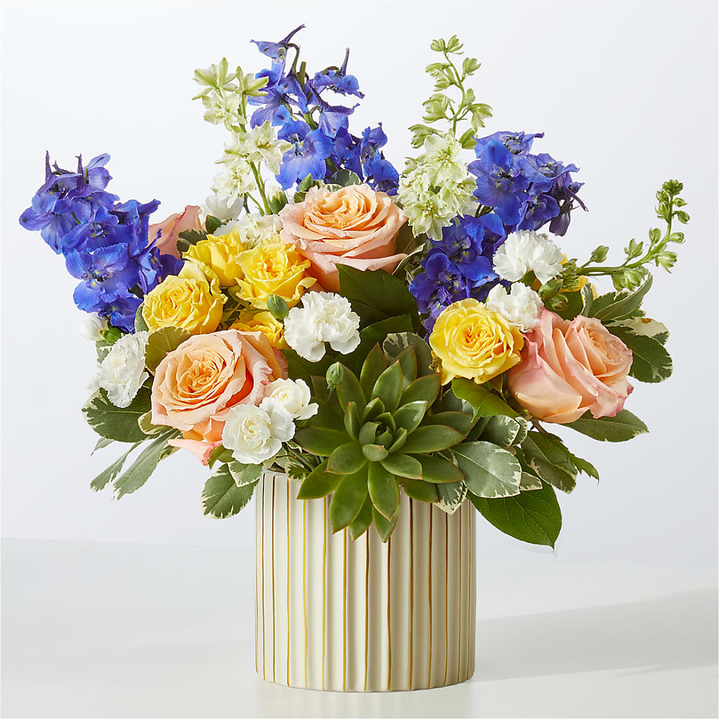 Cobalt Reverie Bouquet – Visalia Flower Shop, Visalia CA