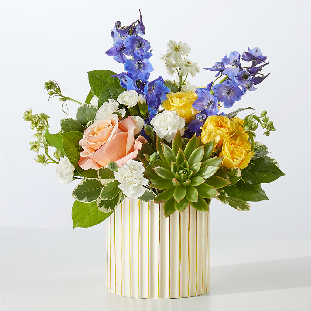 Cobalt Reverie Bouquet – Visalia Flower Shop, Visalia CA