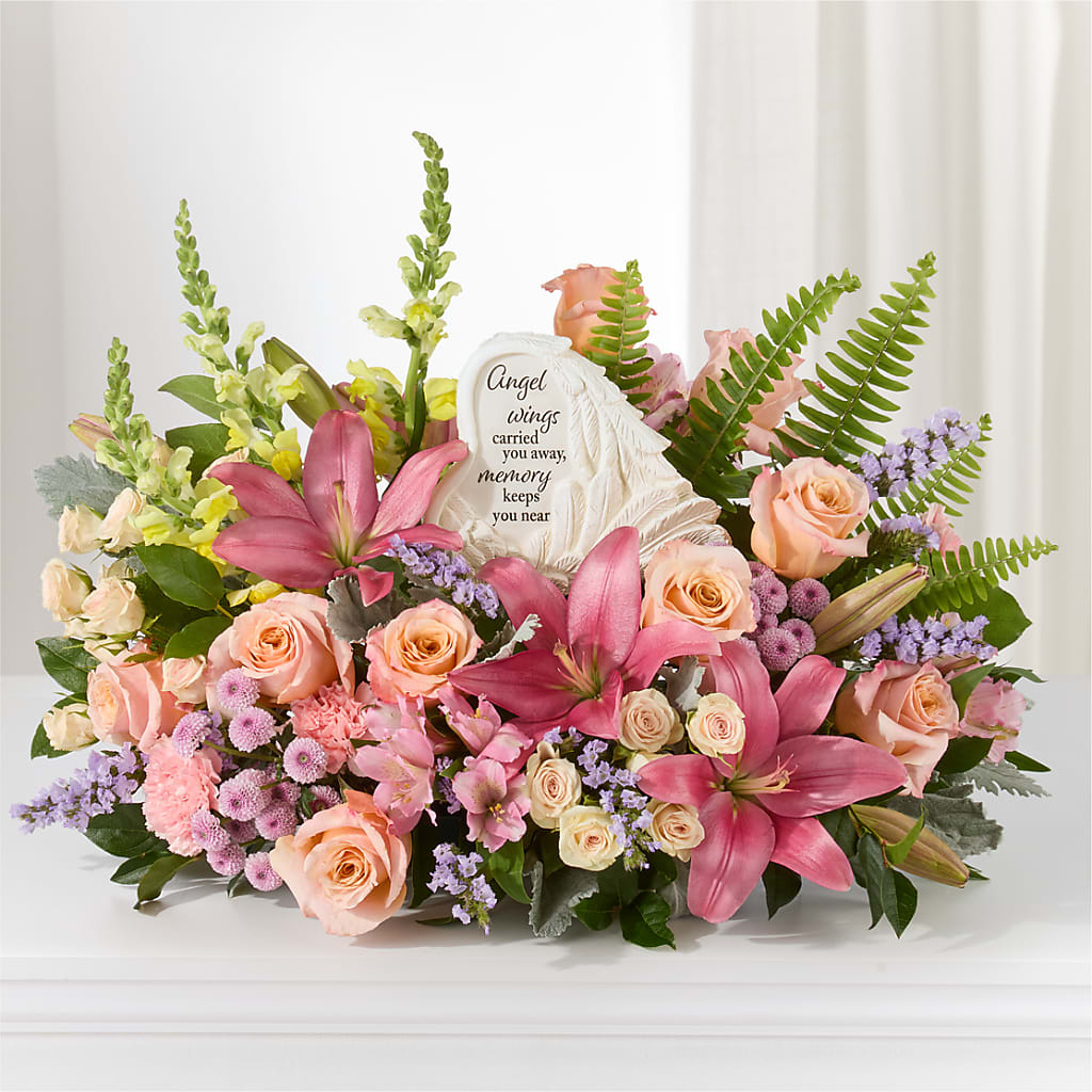 Gentle Light Arrangement – Visalia Flower Shop, Visalia CA
