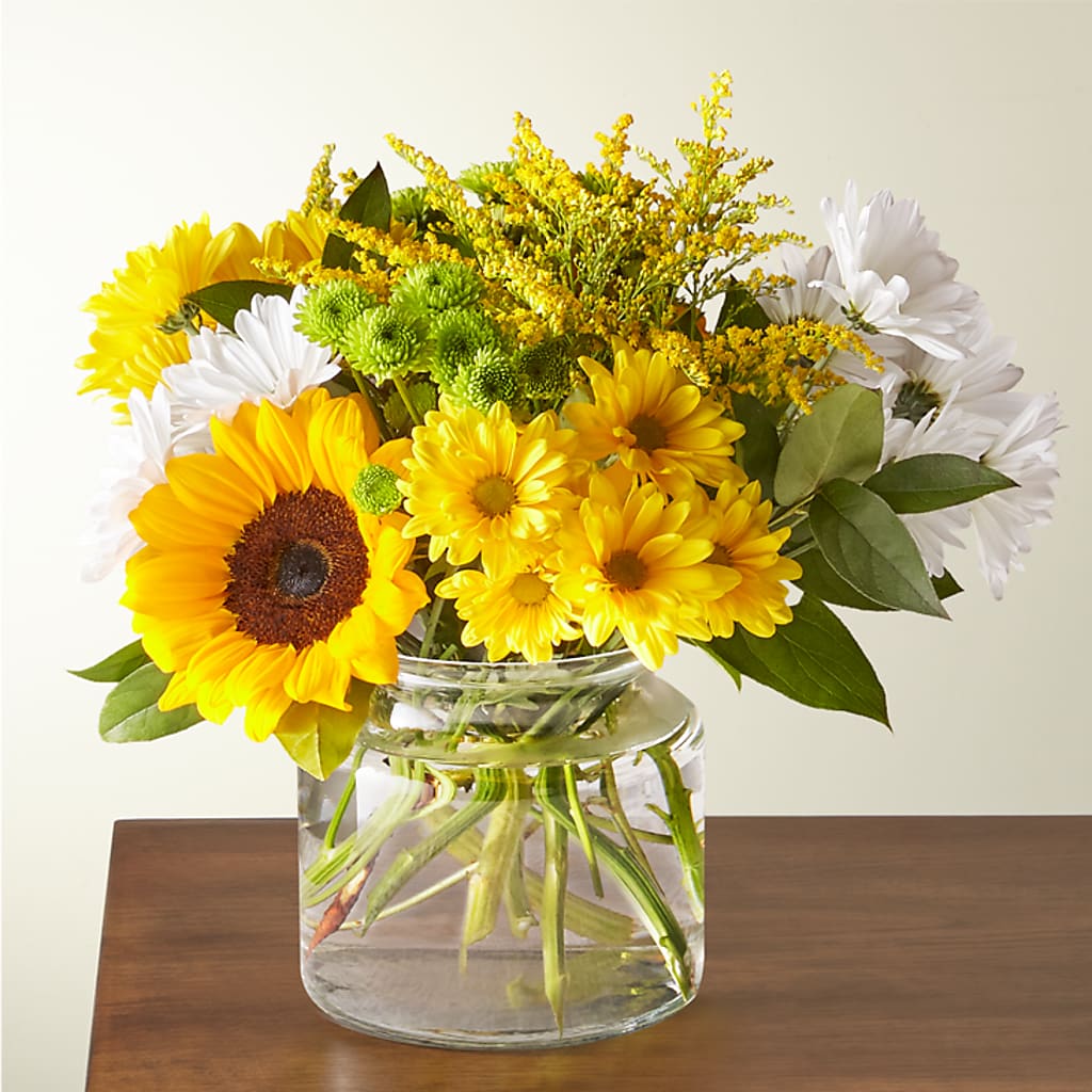 Hello Sunshine Bouquet – Visalia Flower Shop, Visalia CA