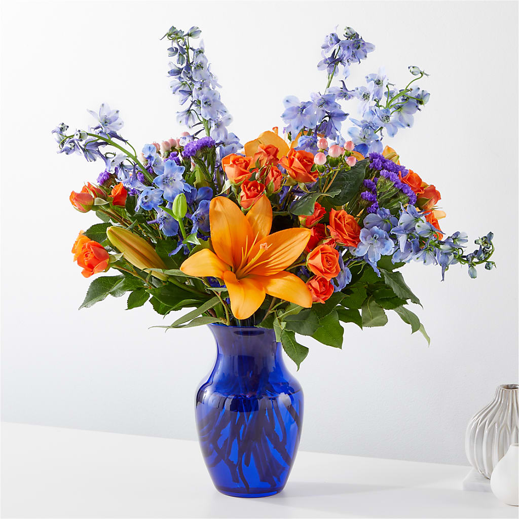 Radiant Citrus Bouquet – Visalia Flower Shop, Visalia CA