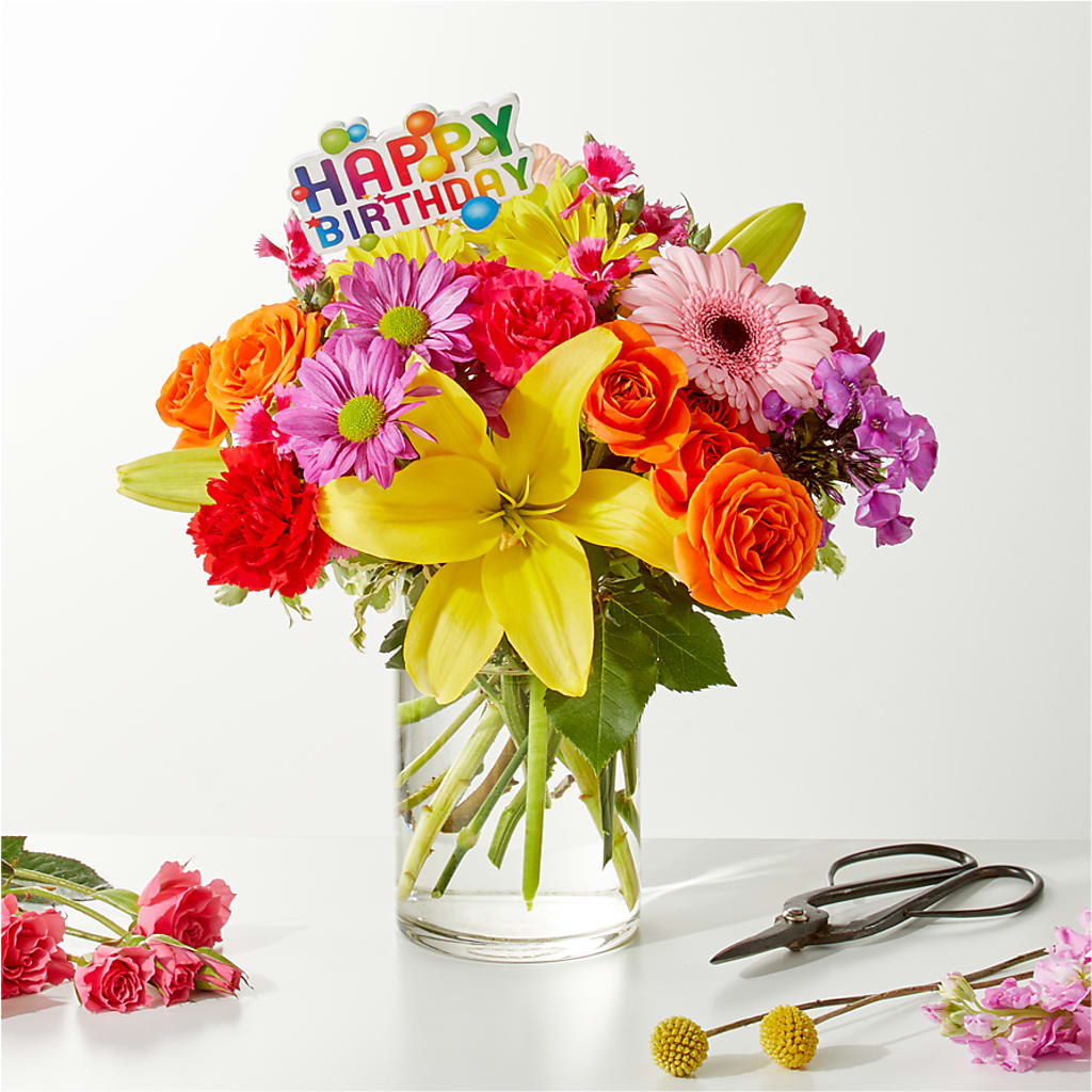 Cue the Confetti - A Florist Original – Visalia Flower Shop, Visalia CA