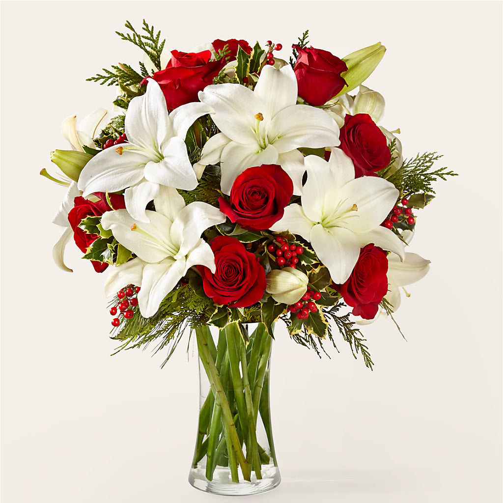 Sparkling Snowflakes Bouquet – Visalia Flower Shop, Visalia CA