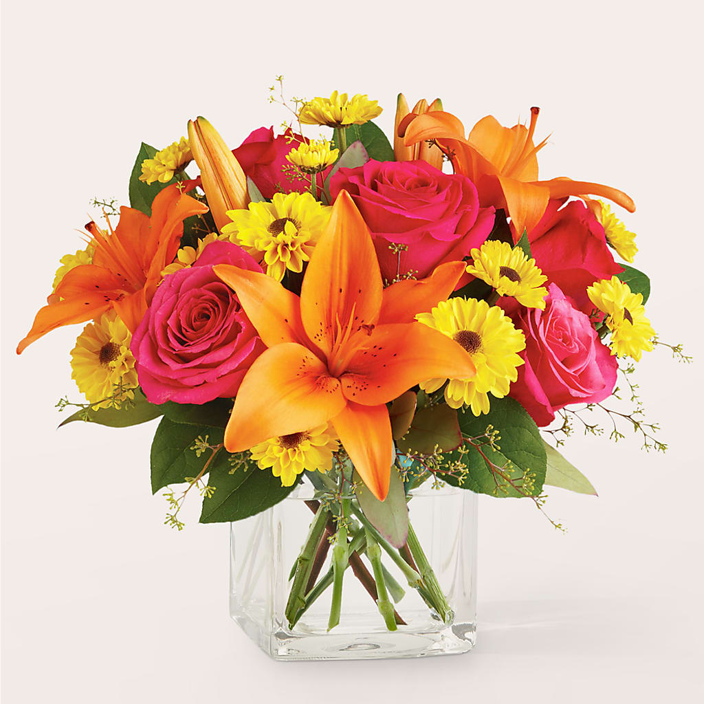 Neon Lights Bouquet – Visalia Flower Shop, Visalia CA