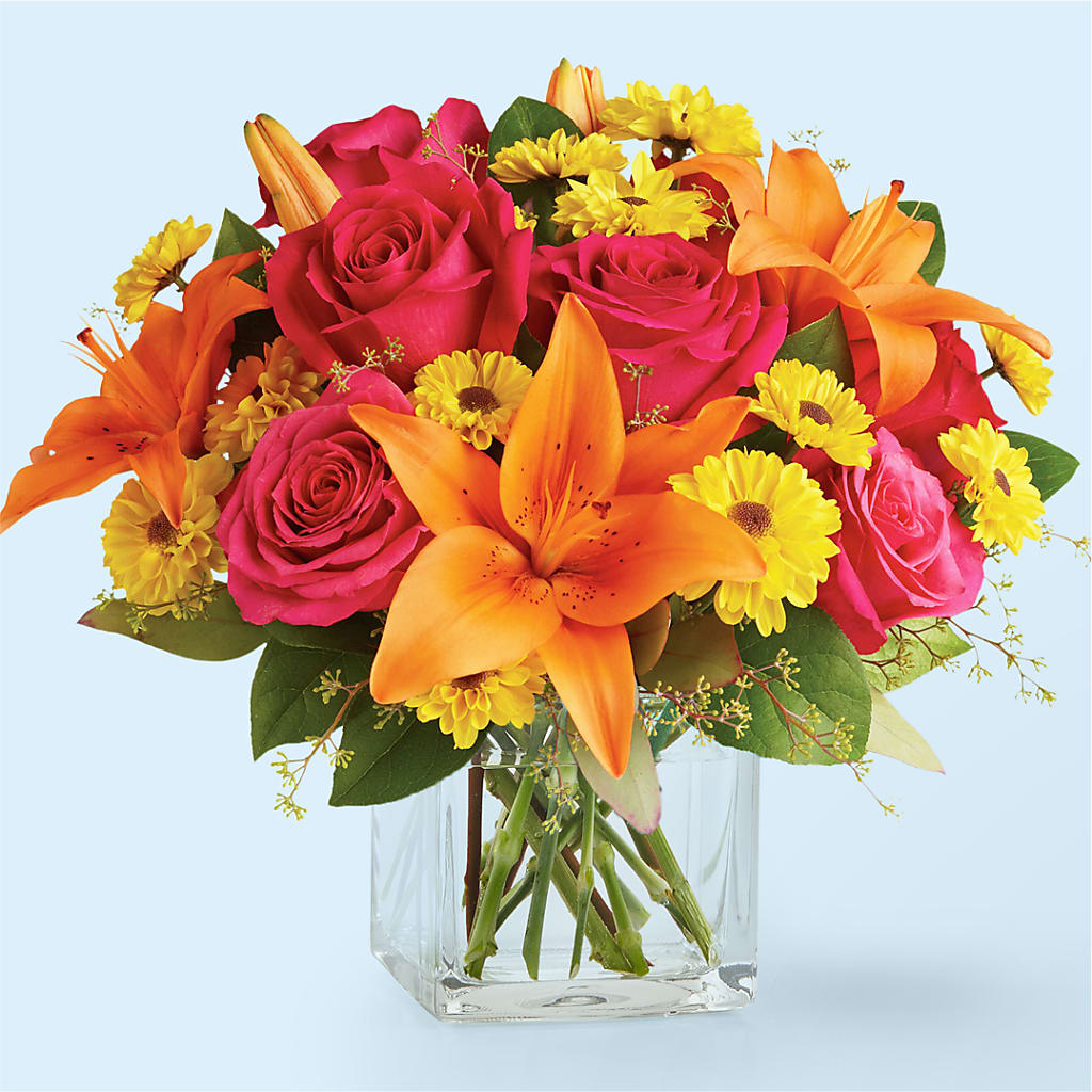Neon Lights Bouquet – Visalia Flower Shop, Visalia CA