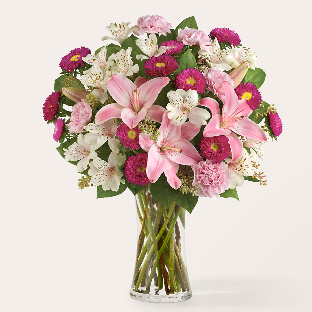 Feeling Fuchsia Bouquet – Visalia Flower Shop, Visalia CA