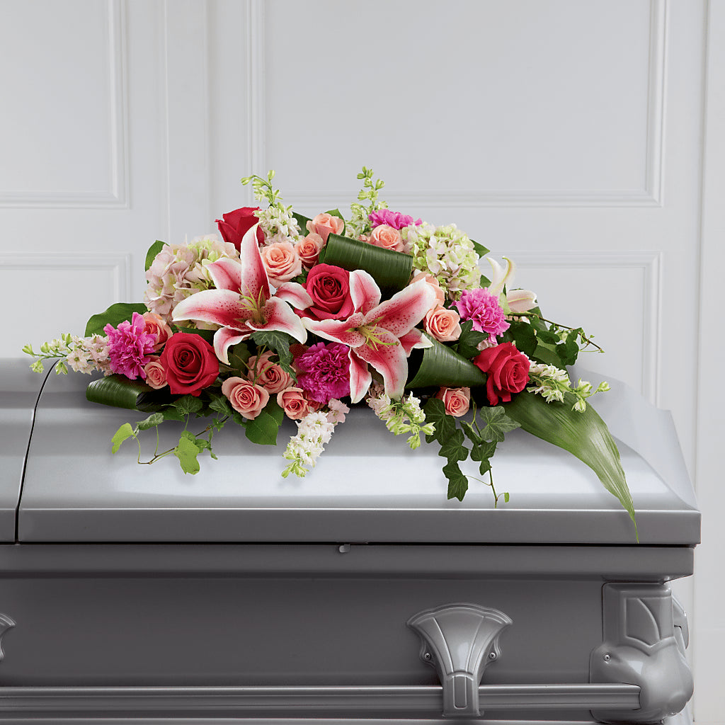 Splendid Grace Casket Spray – Visalia Flower Shop, Visalia CA