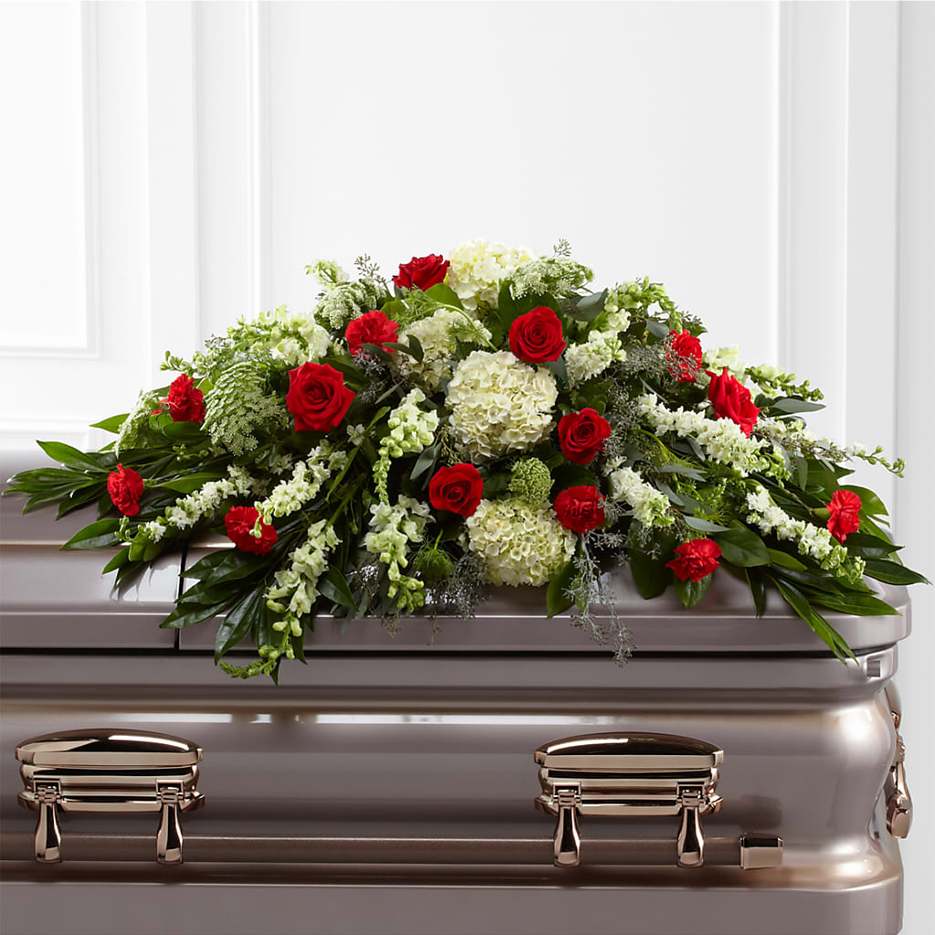 Sincerity Casket Spray – Visalia Flower Shop, Visalia CA