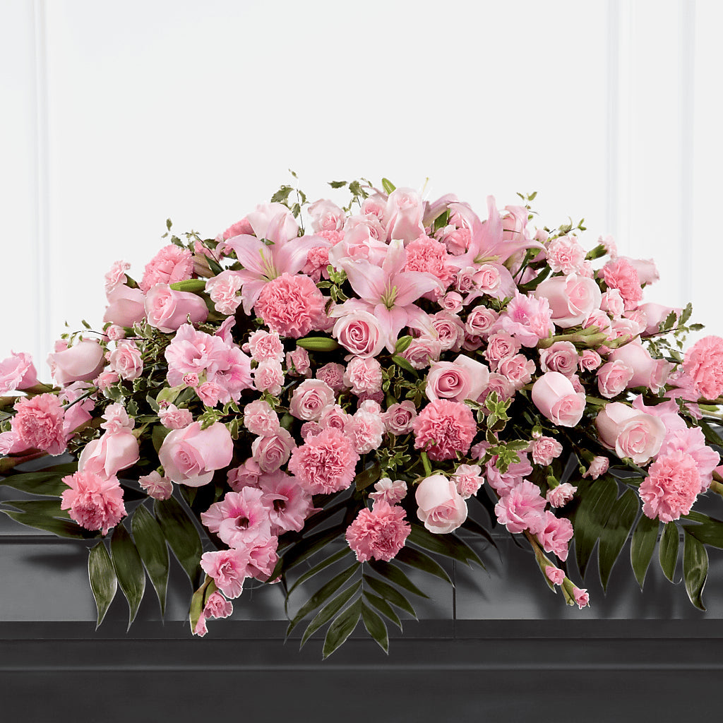 Garden of Comfort Casket Spray (Standard) – Visalia Flower Shop, Visalia CA