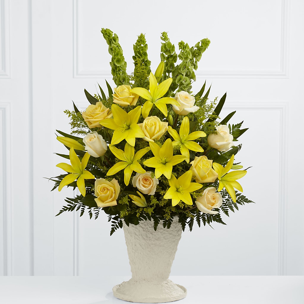 Golden Memories Arrangement – Visalia Flower Shop, Visalia CA