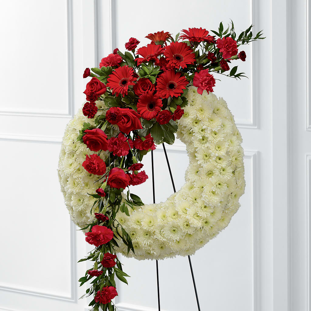 Graceful Tribute Wreath – Visalia Flower Shop, Visalia CA