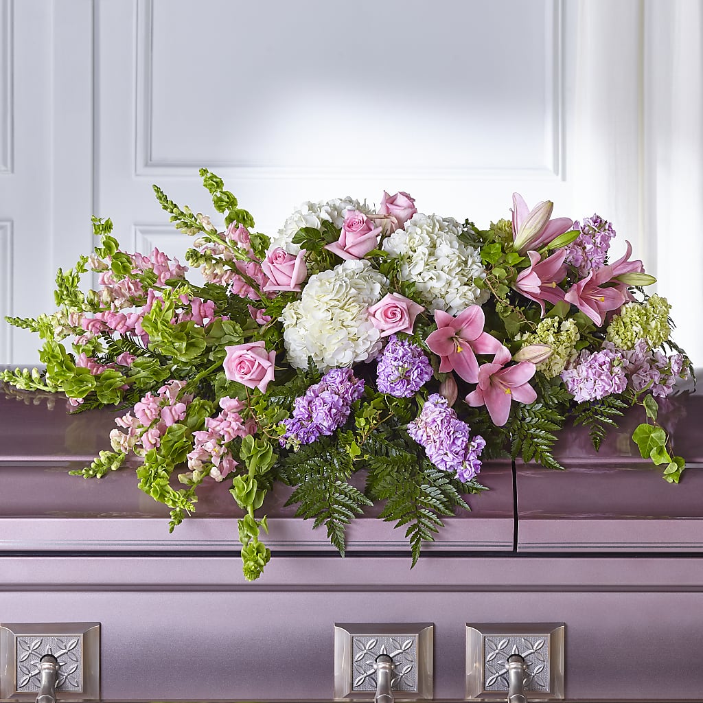 Life's Gratitude Casket Spray – Visalia Flower Shop, Visalia CA