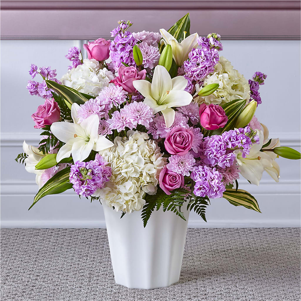 Heaven Sent Floor Basket – Visalia Flower Shop, Visalia CA