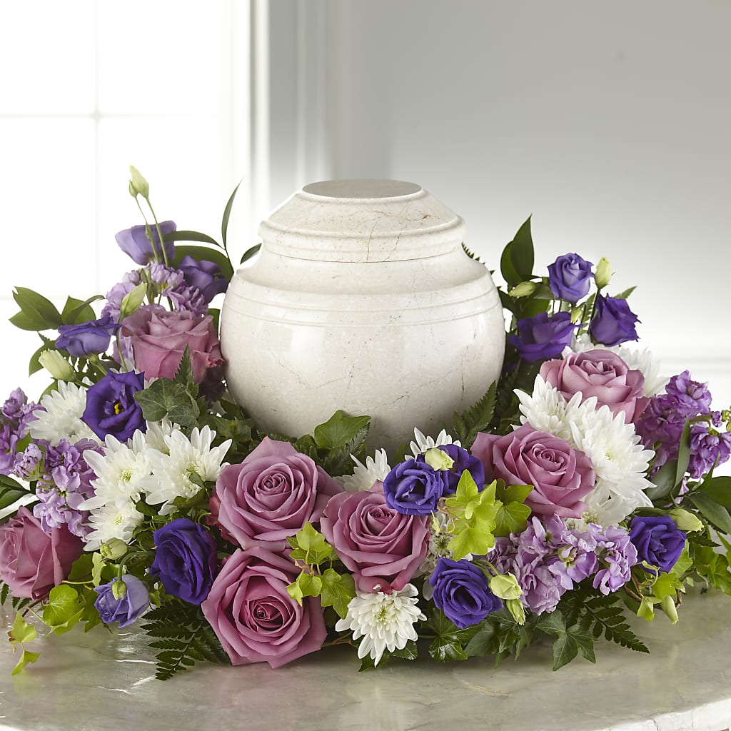 Blooming Sympathy Cremation Adornment – Visalia Flower Shop, Visalia CA