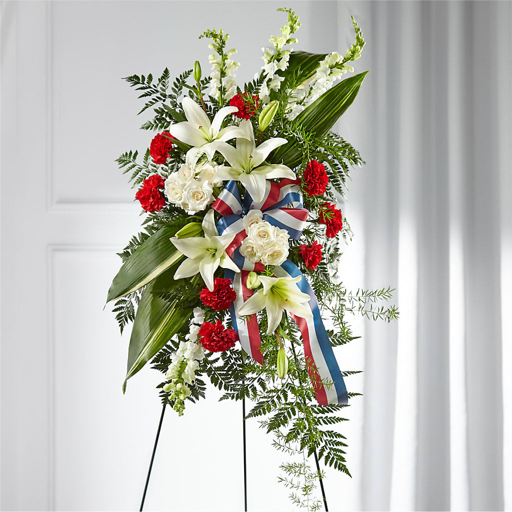 Stars of Life Standing Spray – Visalia Flower Shop, Visalia CA