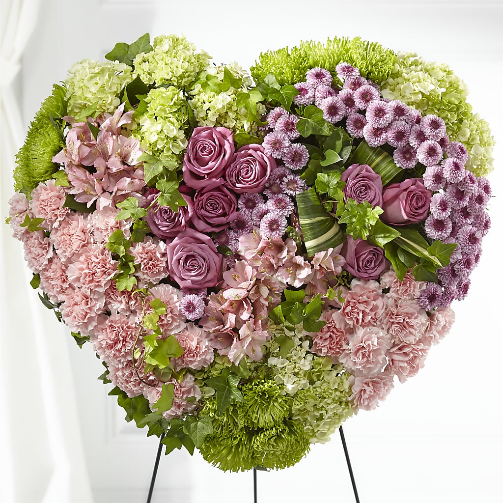 Heartwarming Standing Heart – Visalia Flower Shop, Visalia CA