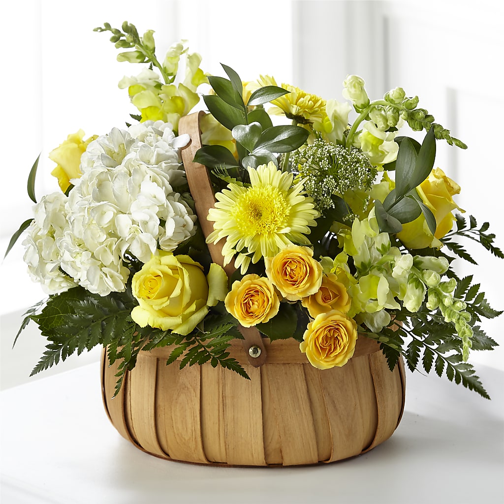 Rustic Remembrance Basket – Visalia Flower Shop, Visalia CA
