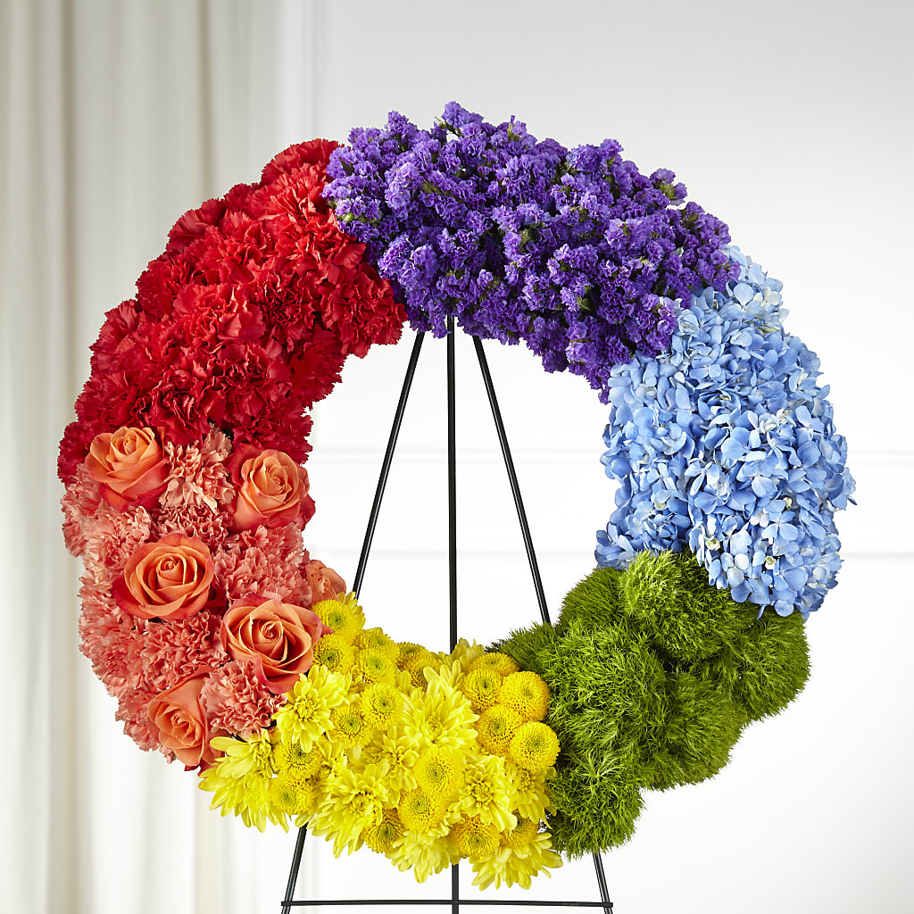 Circle of Love Wreath – Visalia Flower Shop, Visalia CA