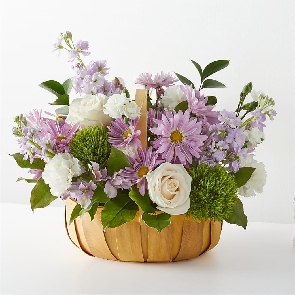 Peace & Love Basket – Visalia Flower Shop, Visalia CA