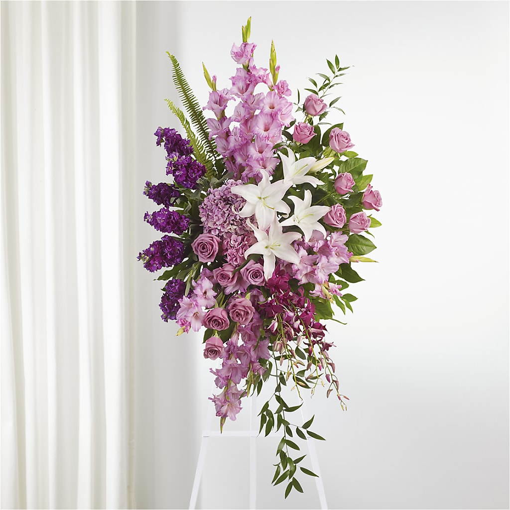 Never Alone Standing Spray – Visalia Flower Shop, Visalia CA