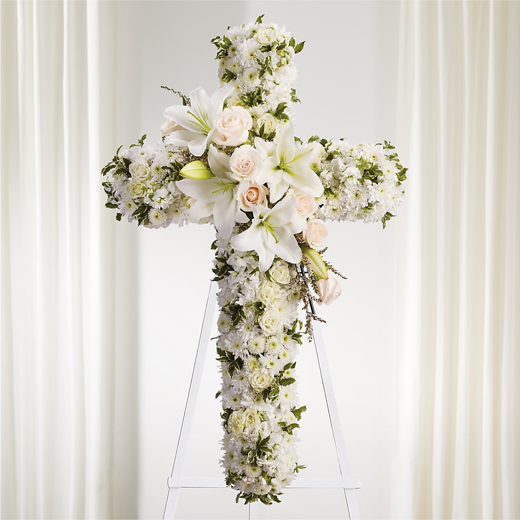 Spiritual Guidance Standing Spray – Visalia Flower Shop, Visalia CA