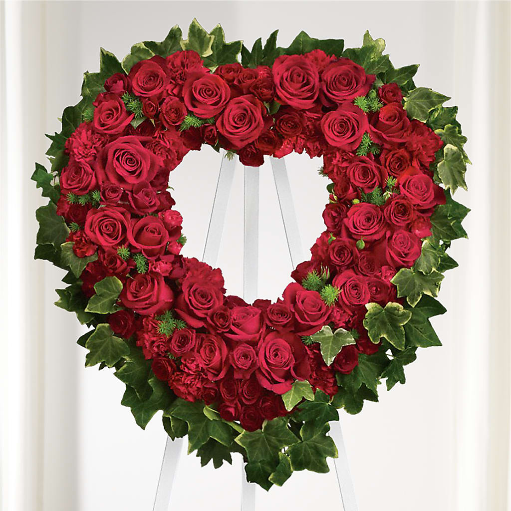 Wholehearted Standing Spray – Visalia Flower Shop, Visalia CA