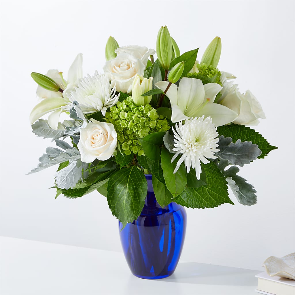 Snowy Dreams Bouquet – Visalia Flower Shop, Visalia CA