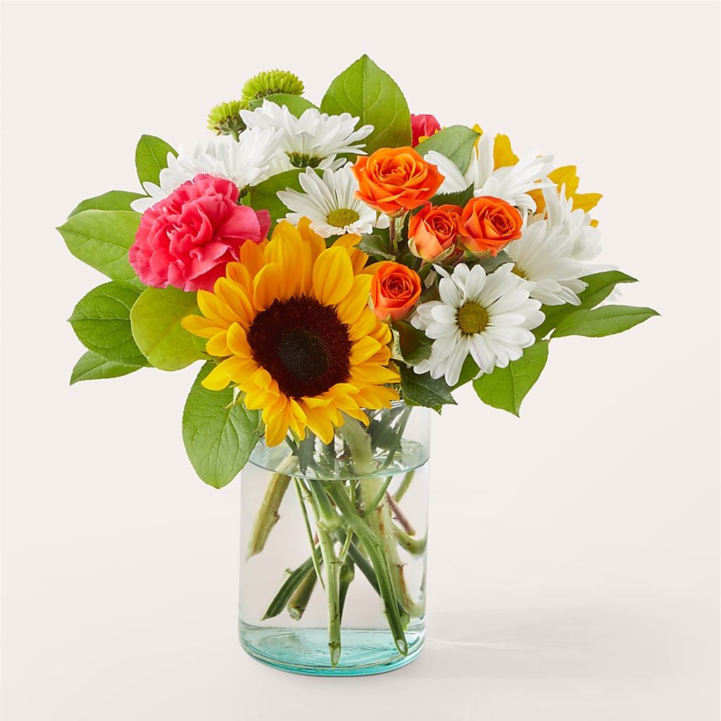 Sun-drenched Blooms Bouquet – Visalia Flower Shop, Visalia CA