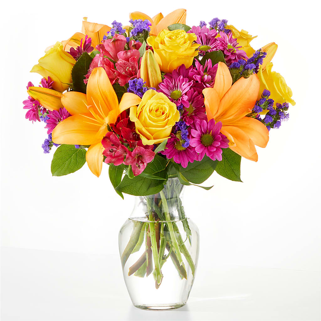 Colorful Visions Bouquet – Visalia Flower Shop, Visalia CA