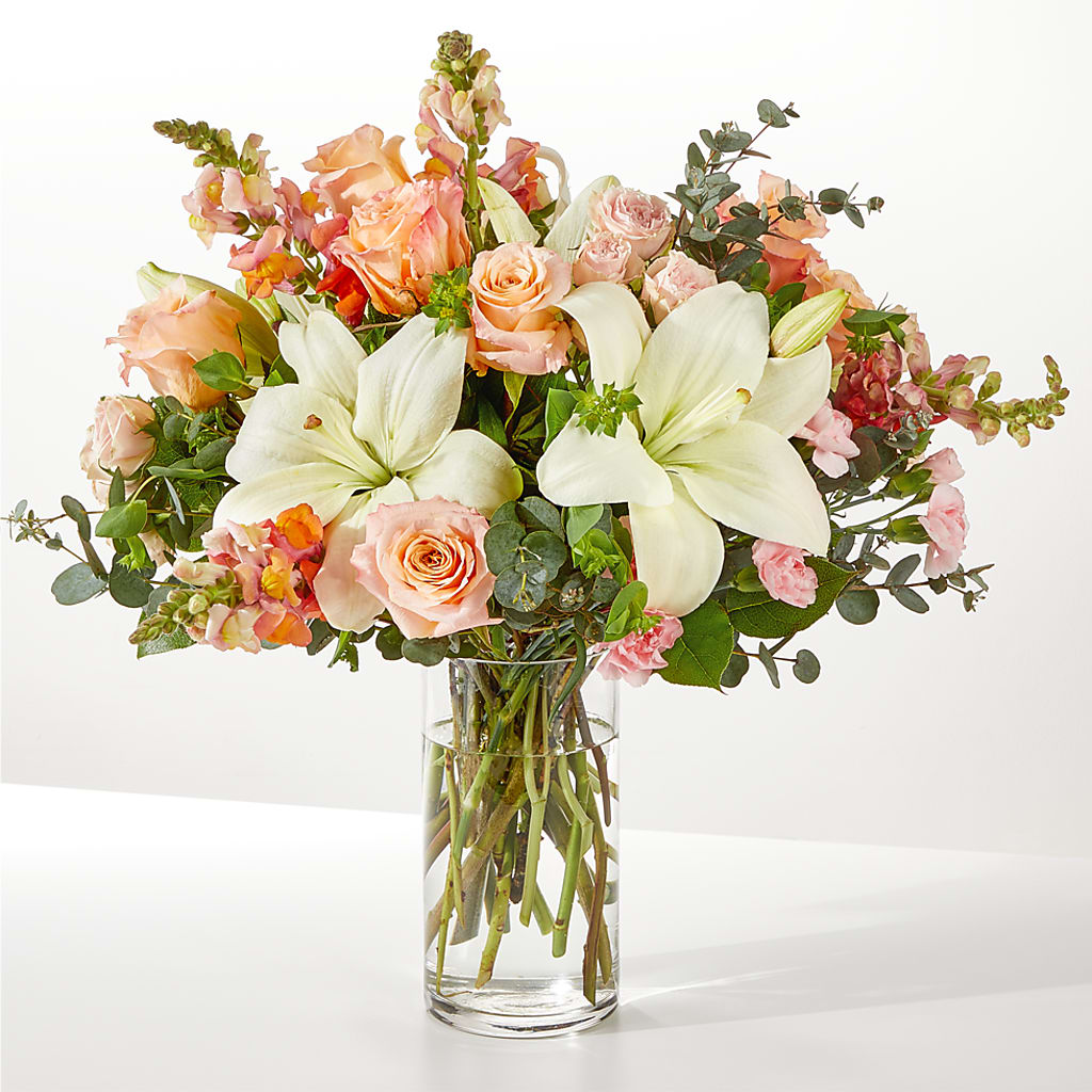 Grapefruit Splash Bouquet – Visalia Flower Shop, Visalia CA