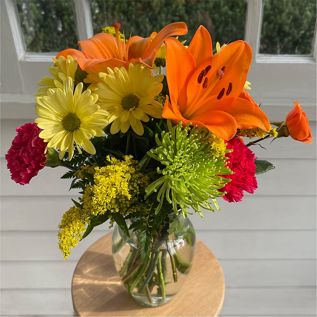 Bold & Bright – A Florist Original –  Visalia Flower Shop, Visalia CA