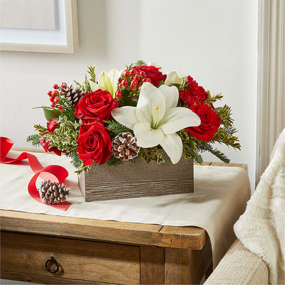 Snowy Wonderland Bouquet –  Visalia Flower Shop, Visalia CA