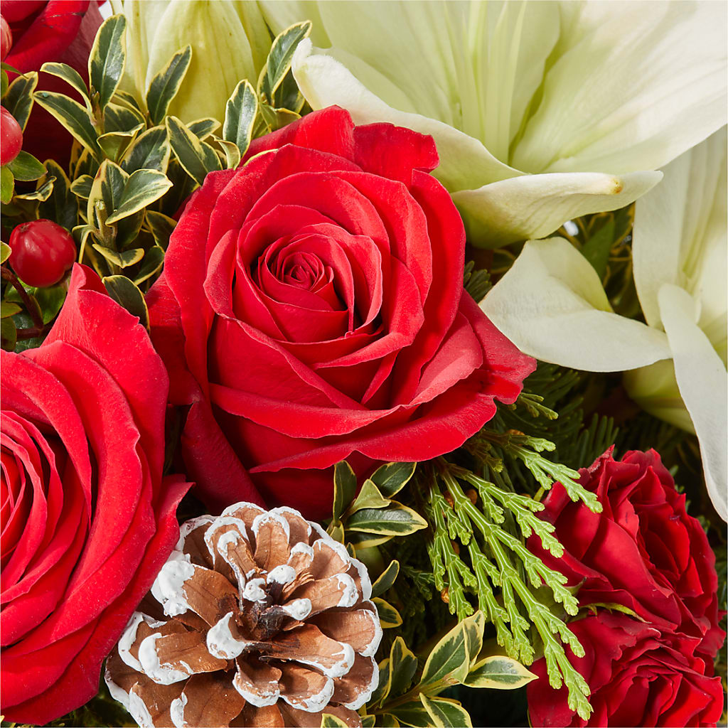 Snowy Wonderland Bouquet –  Visalia Flower Shop, Visalia CA