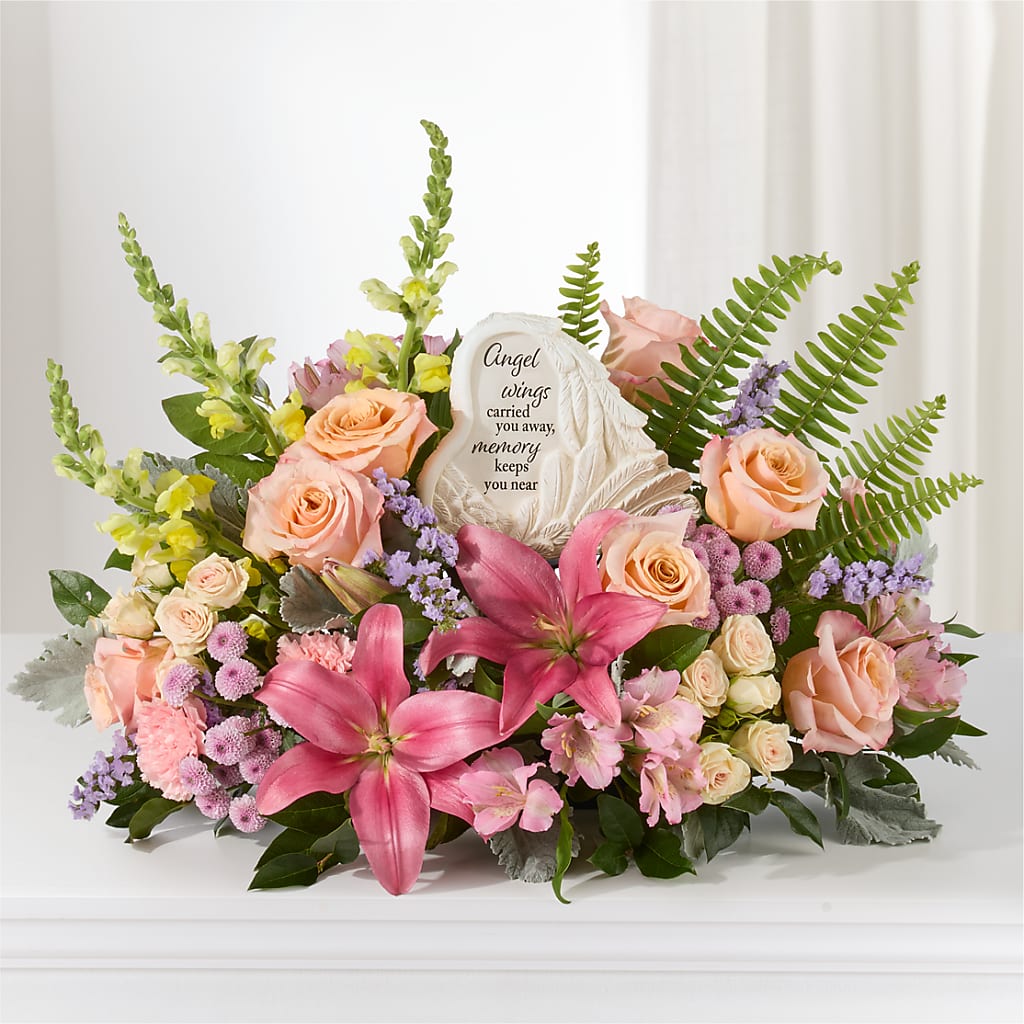 Gentle Light Arrangement –  Visalia Flower Shop, Visalia CA