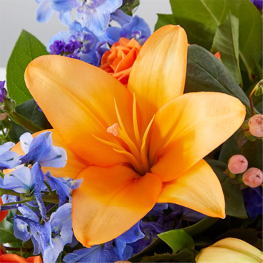 Radiant Citrus Box Bouquet –  Visalia Flower Shop, Visalia CA