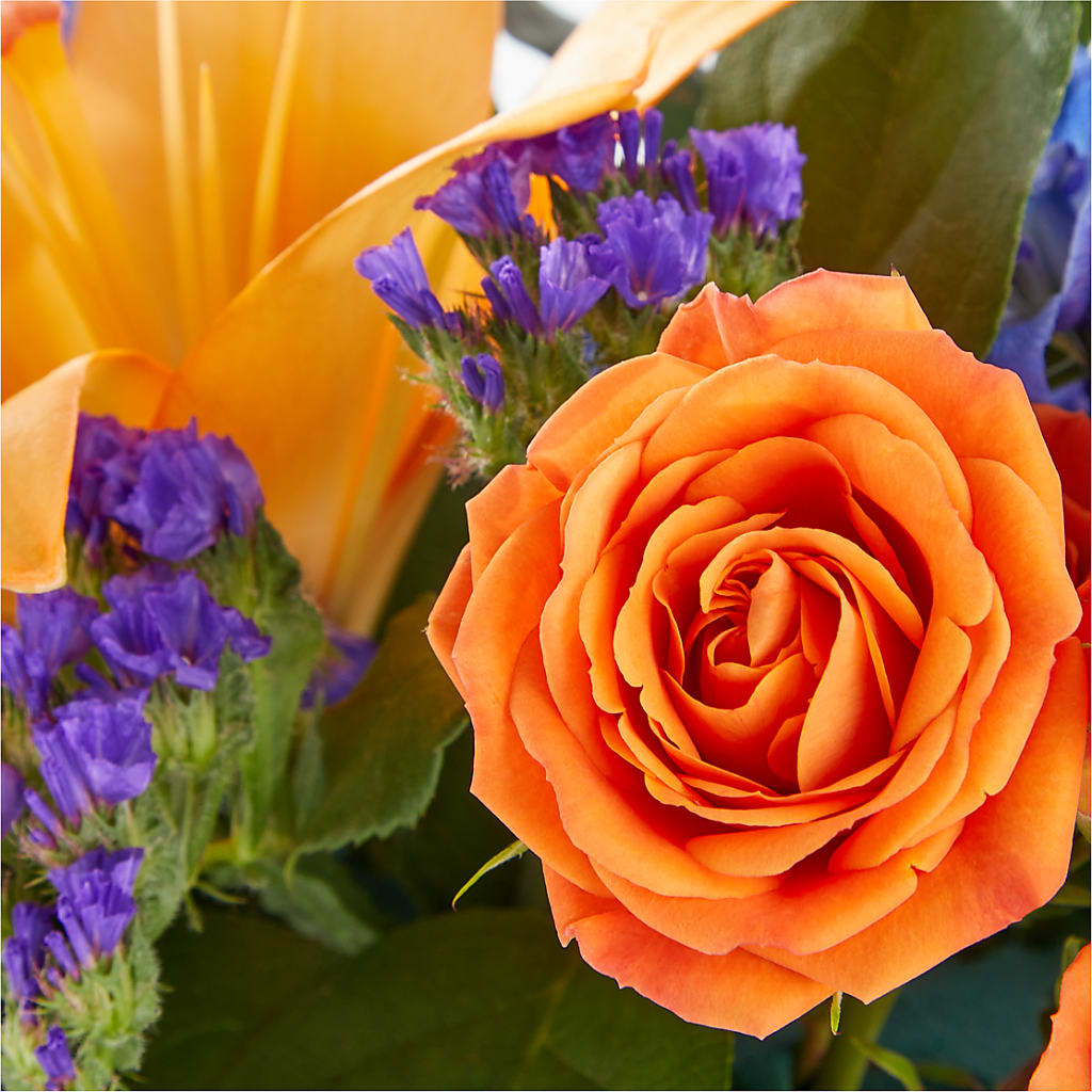 Radiant Citrus Box Bouquet –  Visalia Flower Shop, Visalia CA