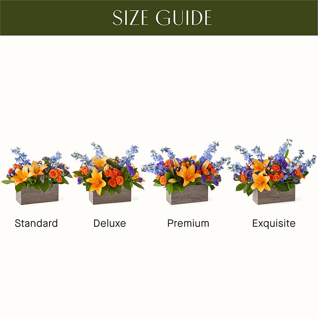 Radiant Citrus Box Bouquet –  Visalia Flower Shop, Visalia CA