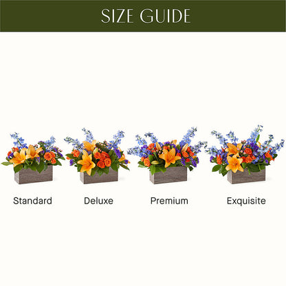 Radiant Citrus Box Bouquet –  Visalia Flower Shop, Visalia CA
