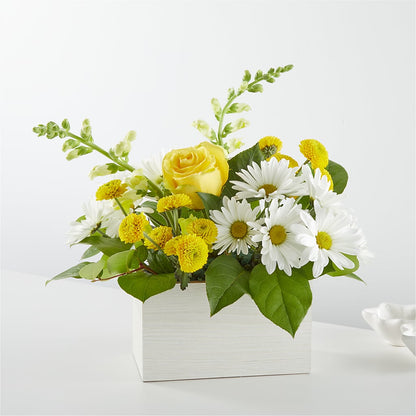 Sun Salutation Box Bouquet –  Visalia Flower Shop, Visalia CA