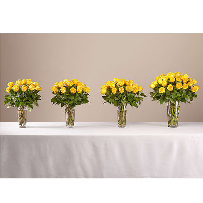 Long Stem Yellow Rose Bouquet –  Visalia Flower Shop, Visalia CA