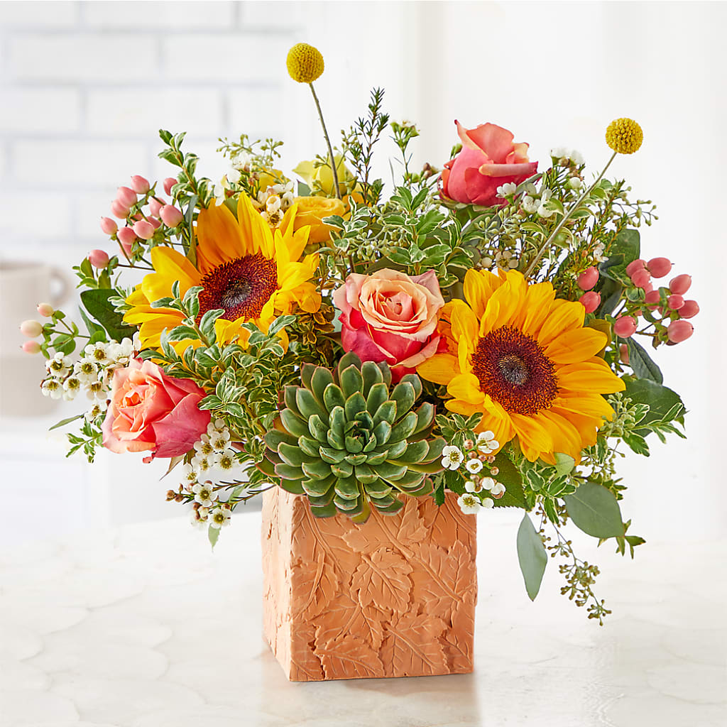 Sunflower Season Bouquet –  Visalia Flower Shop, Visalia CA