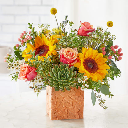 Sunflower Season Bouquet –  Visalia Flower Shop, Visalia CA