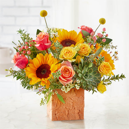 Sunflower Season Bouquet –  Visalia Flower Shop, Visalia CA