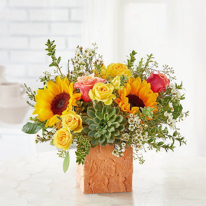 Sunflower Season Bouquet –  Visalia Flower Shop, Visalia CA