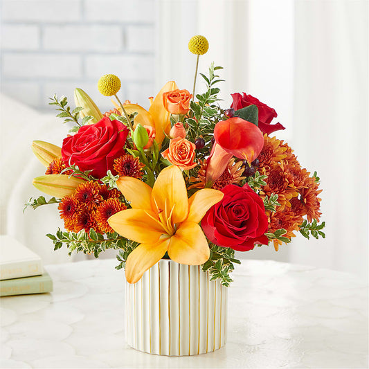 Scarlet Skies Bouquet –  Visalia Flower Shop, Visalia CA
