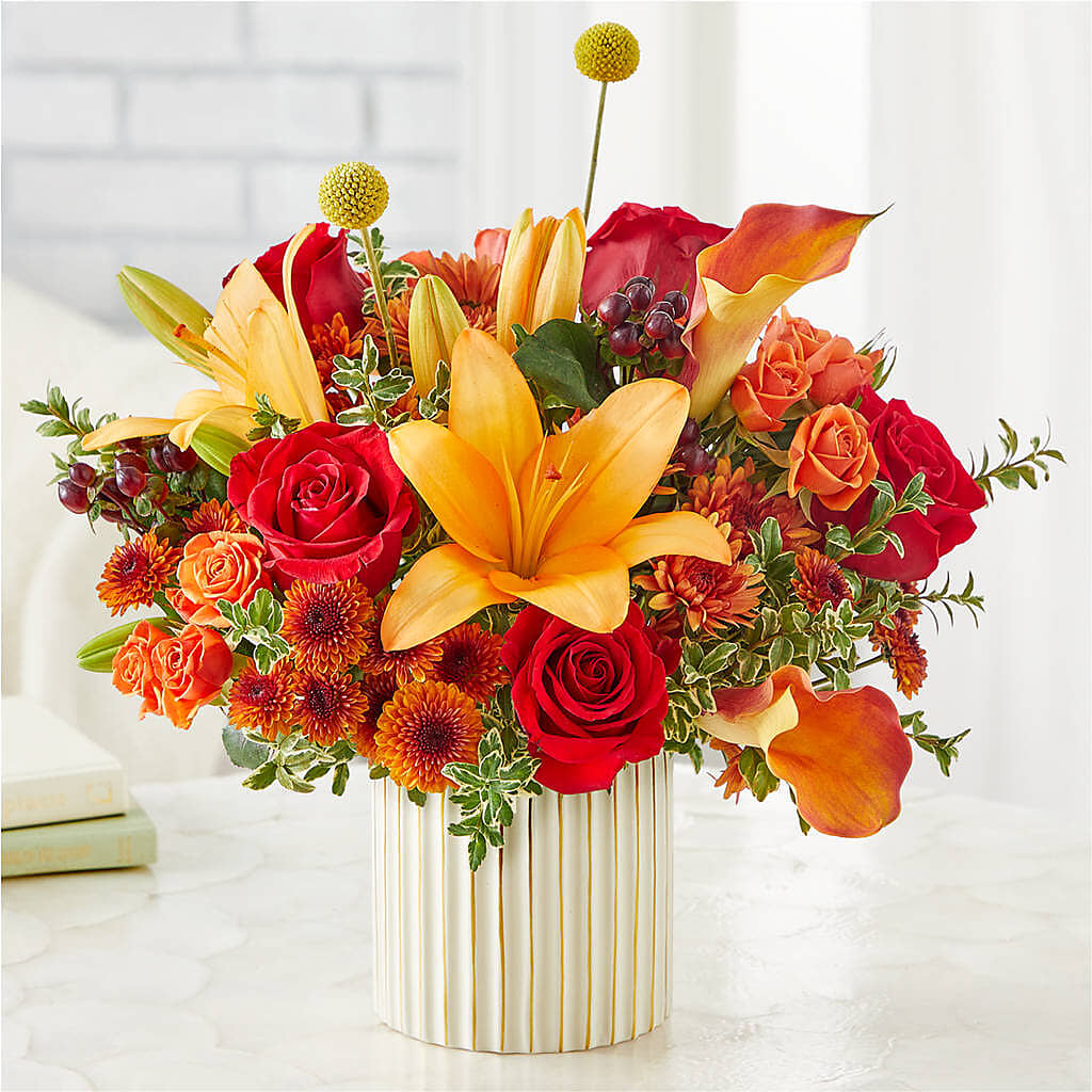 Scarlet Skies Bouquet –  Visalia Flower Shop, Visalia CA