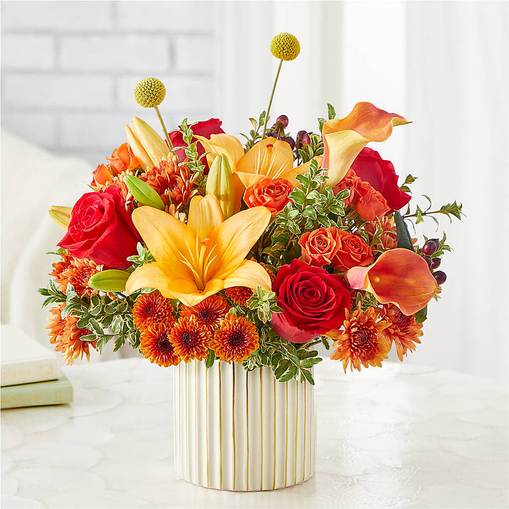 Scarlet Skies Bouquet –  Visalia Flower Shop, Visalia CA