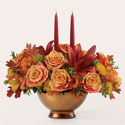 Harvest Table Centerpiece –  Visalia Flower Shop, Visalia CA